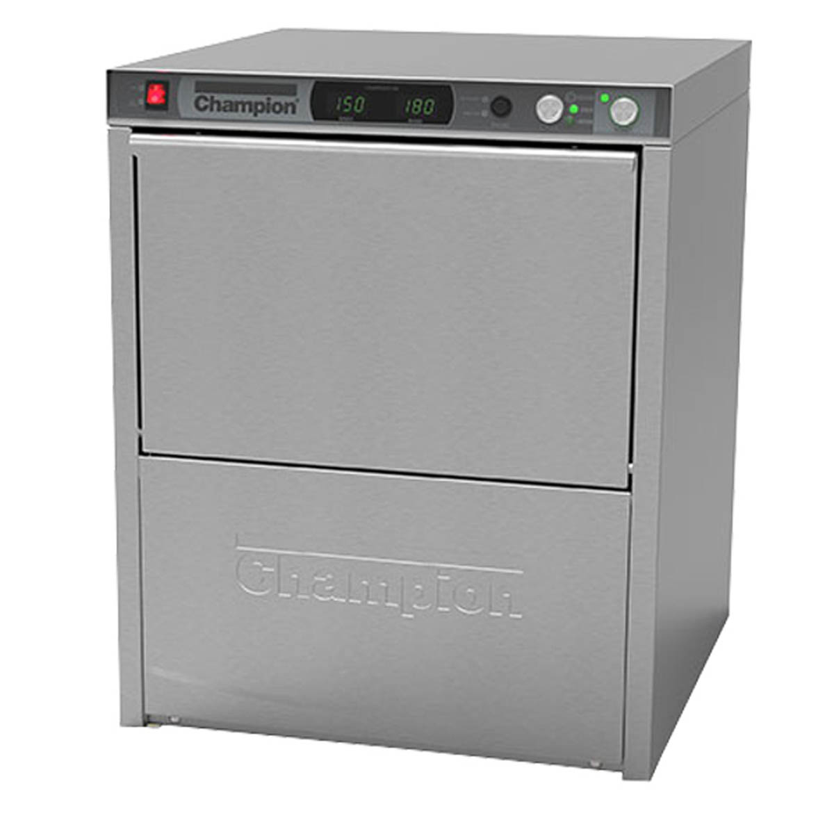 Champion 24" Undercounter Dishwasher, High Temp With Booster, 24 Racks/Hour
