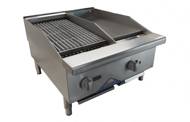 Comstock-Castle CS12RB-12G Countertop Gas Griddle Charbroiler