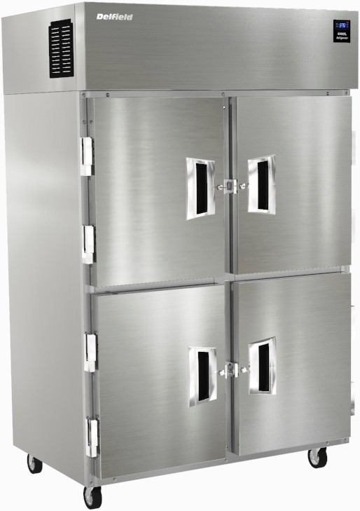 Delfield 6051XL-SH Solid Door Reach-In Refrigerator, 2 Section