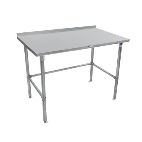 14 Gauge Stainless Steel Bakery and Commercial Work Table with Open Base 36  x 48