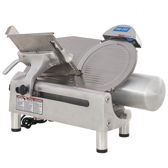 Pro-Cut KMS-13 Manual Feed Meat Slicer with 13" Blade, 1.5" Slice,  Gear-Driven