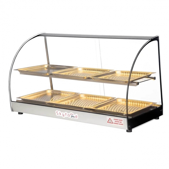 Skyfood 33” Food Warmer Display Case FWD2-33-6P- Chef's Deal
