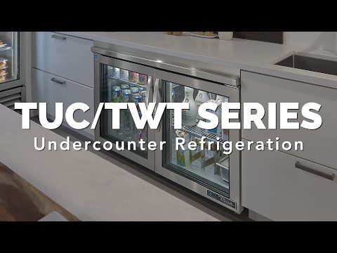 True TWT-48D-2-HC 48" Solid Door Worktop Refrigerator
